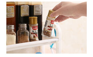 廚房收納新革命 第一代白色雙層置物架，高效整理35件廚具